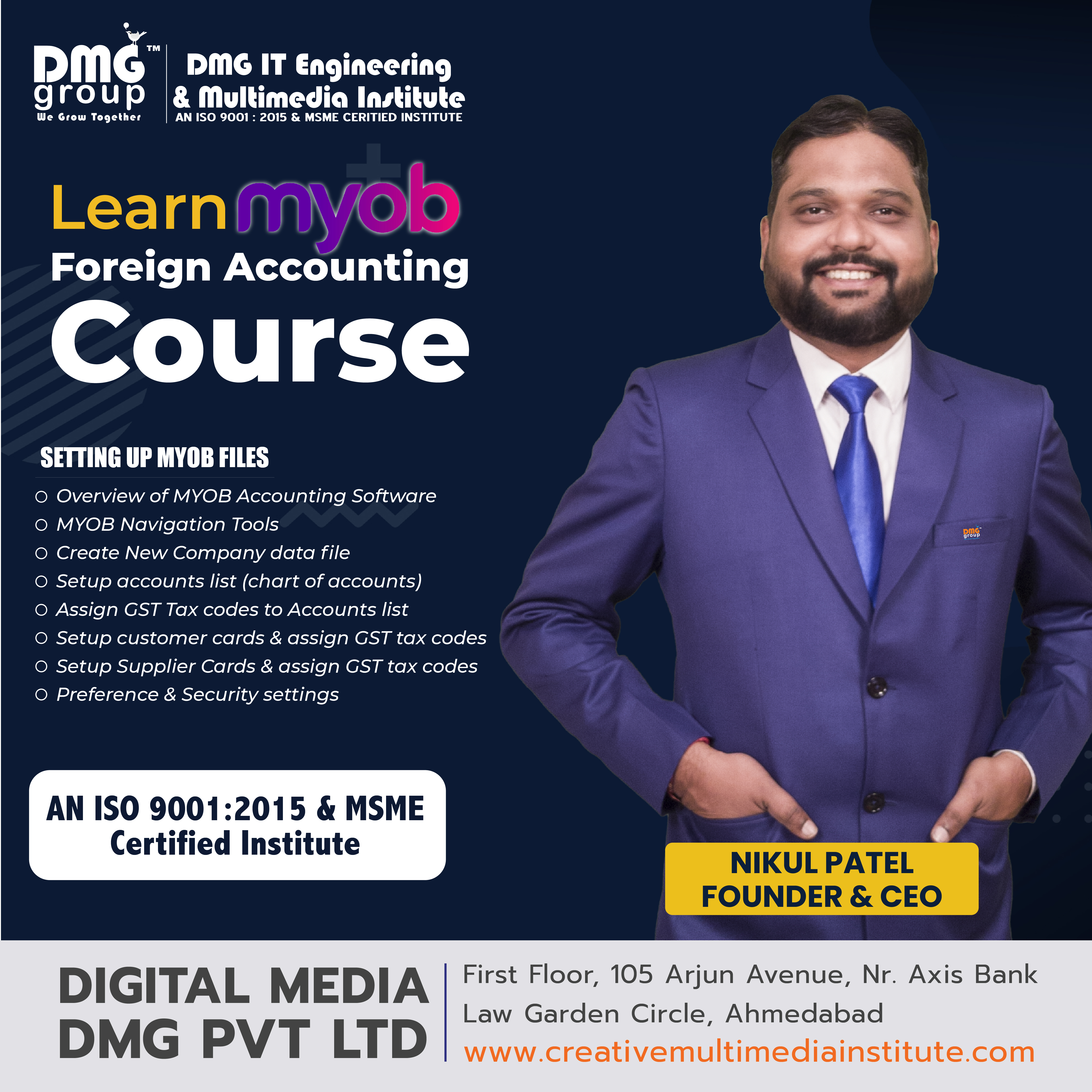 MyoB Accounting Course in Ahmedabad